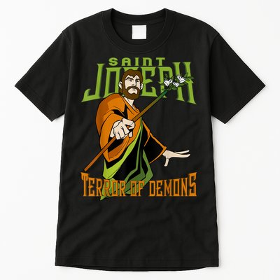 St Joseph Terror Of Demons Consecration 2021 Catholic Saint Tall T-Shirt