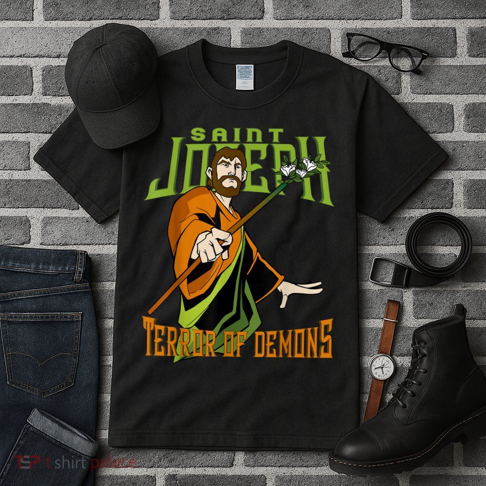 St Joseph Terror Of Demons Consecration 2021 Catholic Saint Tall T-Shirt