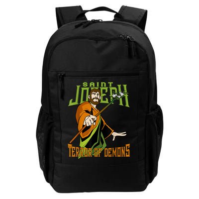 St Joseph Terror Of Demons Consecration 2021 Catholic Saint Backpack