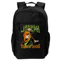 St Joseph Terror Of Demons Consecration 2021 Catholic Saint Backpack