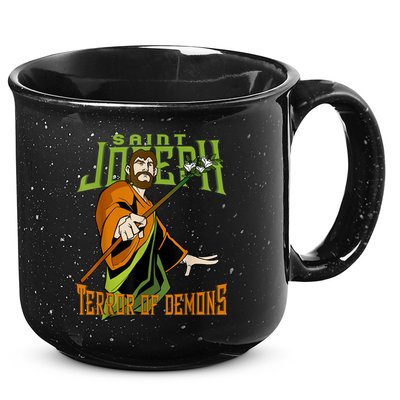 St Joseph Terror Of Demons Consecration 2021 Catholic Saint 15oz Campfire Ceramic Mug