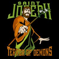 St Joseph Terror Of Demons Consecration 2021 Catholic Saint 16 in Basic Backpack