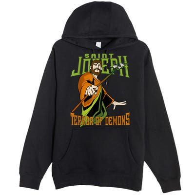 St Joseph Terror Of Demons Consecration 2021 Catholic Saint Premium Pullover Hoodie