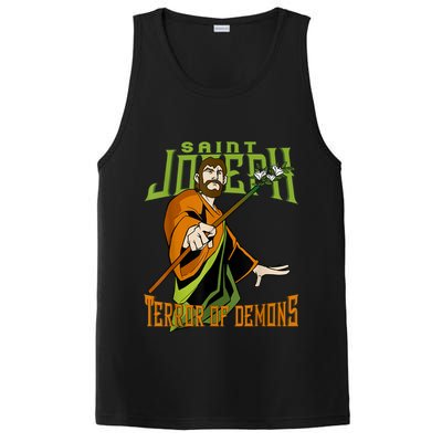 St Joseph Terror Of Demons Consecration 2021 Catholic Saint PosiCharge Competitor Tank