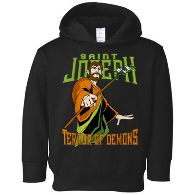 St Joseph Terror Of Demons Consecration 2021 Catholic Saint Toddler Hoodie