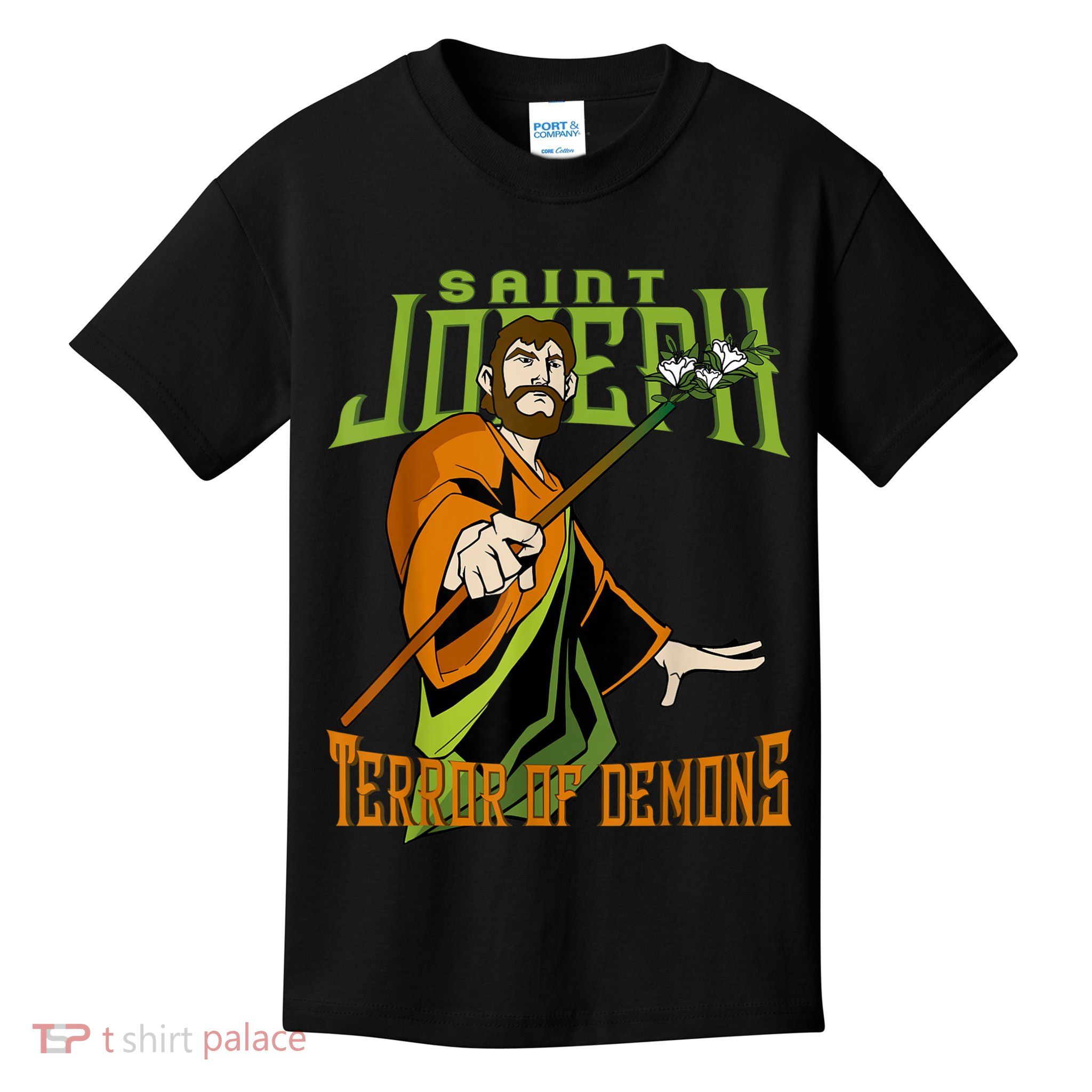 St Joseph Terror Of Demons Consecration 2021 Catholic Saint Kids T-Shirt
