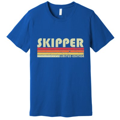 Skipper Job Title Profession Birthday Worker Premium T-Shirt