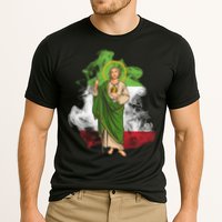 San Judas Tadeo con Bandera de México Cooling Performance Crew T-Shirt