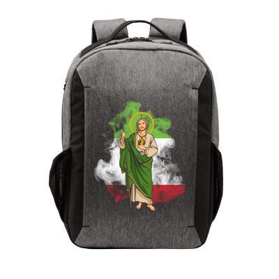 San Judas Tadeo con Bandera de México Vector Backpack