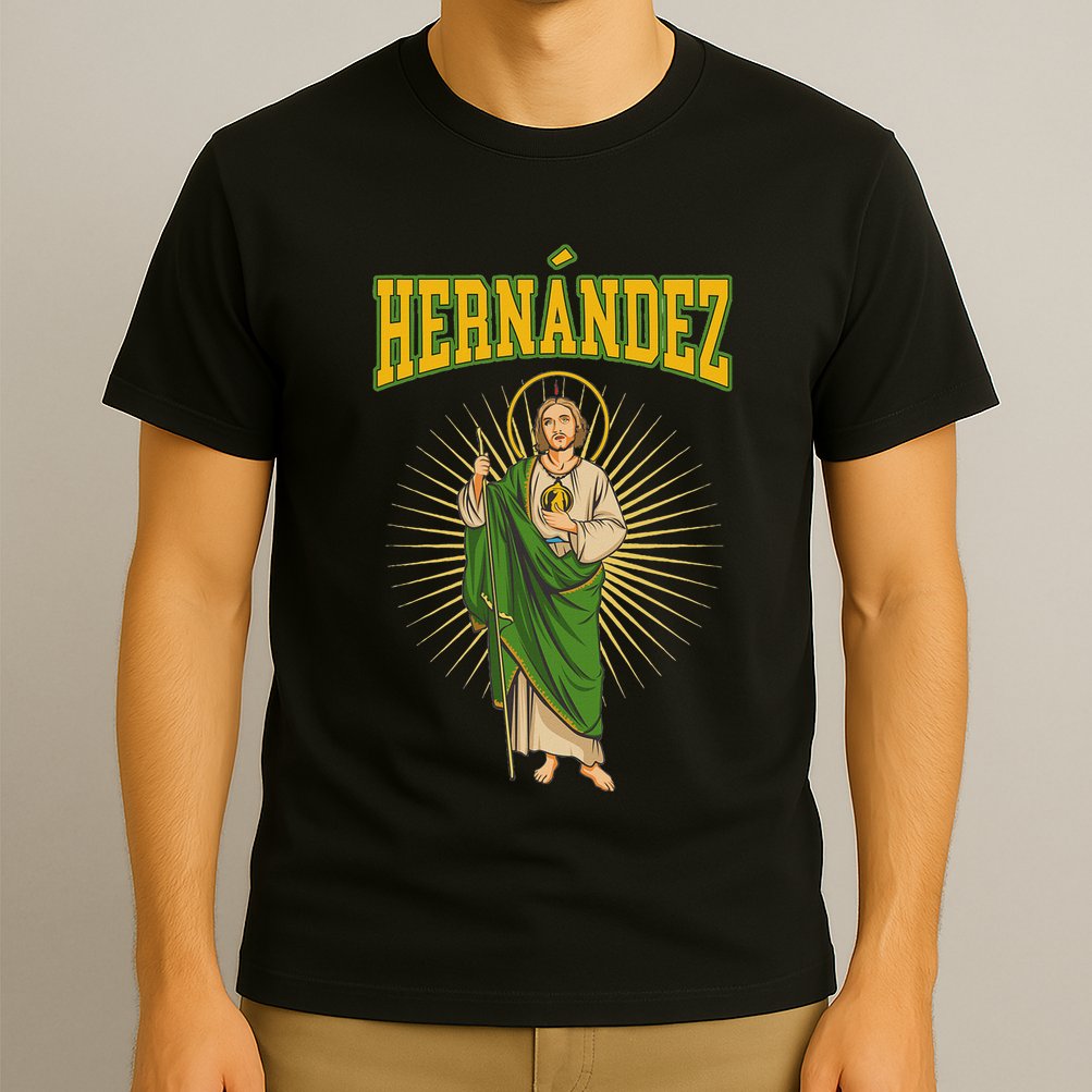 San Judas Tadeo Con Apellido HernáNdez T-Shirt