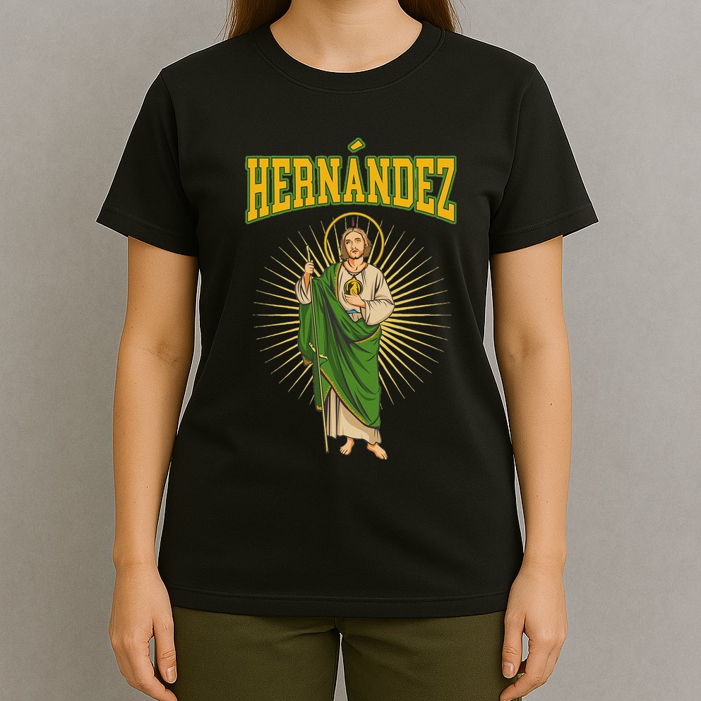 San Judas Tadeo Con Apellido HernáNdez T-Shirt
