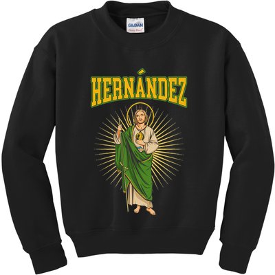 San Judas Tadeo Con Apellido HernáNdez Kids Sweatshirt