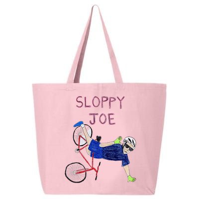 Sloppy Joe Tee Running The Country Is Like Riding A Bike 25L Jumbo Tote