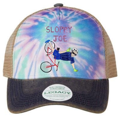 Sloppy Joe Tee Running The Country Is Like Riding A Bike Legacy Tie Dye Trucker Hat