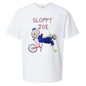 Sloppy Joe Tee Running The Country Is Like Riding A Bike Sueded Cloud Jersey T-Shirt