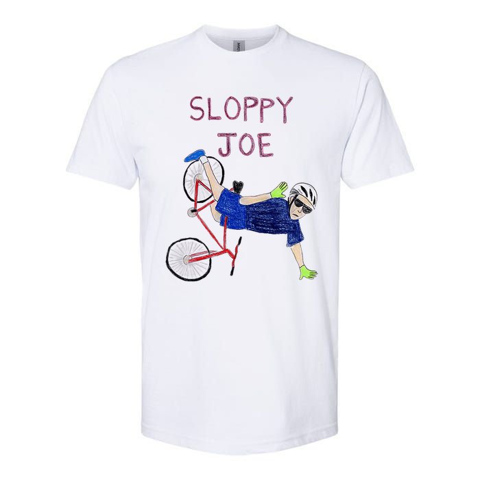 Sloppy Joe Tee Running The Country Is Like Riding A Bike Softstyle CVC T-Shirt