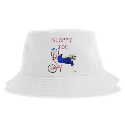 Sloppy Joe Tee Running The Country Is Like Riding A Bike Sustainable Bucket Hat