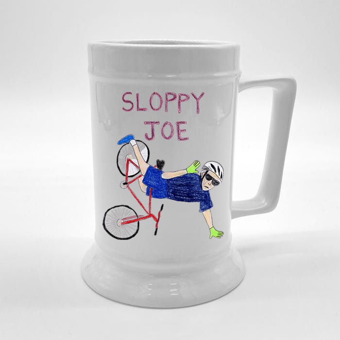 Sloppy Joe Tee Running The Country Is Like Riding A Bike Beer Stein