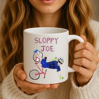 Sloppy Joe Tee Running The Country Is Like Riding A Bike Mug