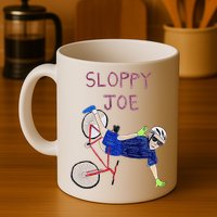 Sloppy Joe Tee Running The Country Is Like Riding A Bike Mug