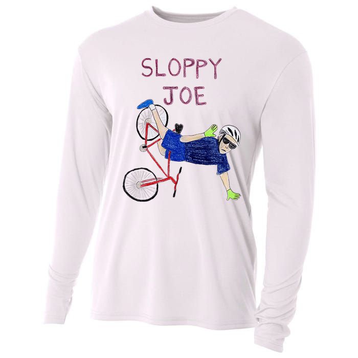 Sloppy Joe Tee Running The Country Is Like Riding A Bike Cooling Performance Long Sleeve Crew