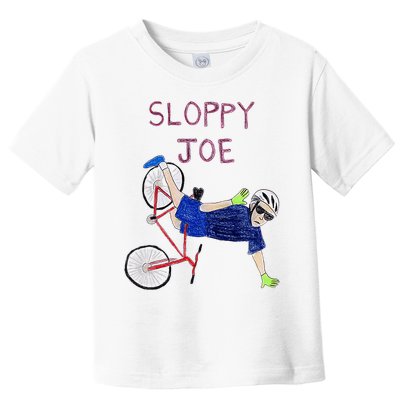 Sloppy Joe Tee Running The Country Is Like Riding A Bike Toddler T-Shirt