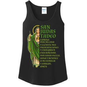 San Judas Tadeo Con OracióN Ladies Essential Tank