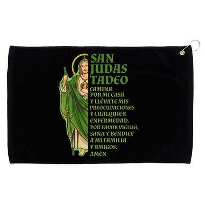 San Judas Tadeo Con OracióN Grommeted Golf Towel