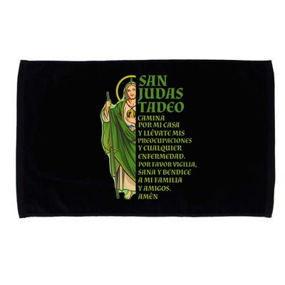 San Judas Tadeo Con OracióN Microfiber Hand Towel