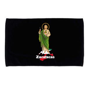 San Judas Tadeo with Zacatecas Mexico Microfiber Hand Towel