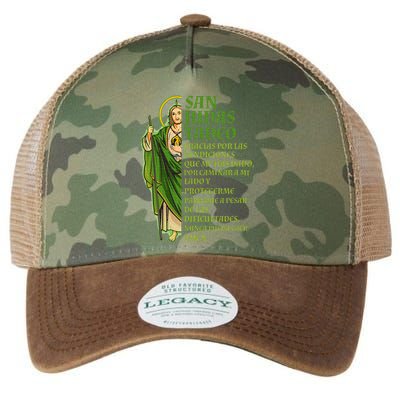 San Judas Tadeo gracias por protegerme Legacy Tie Dye Trucker Hat