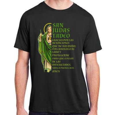 San Judas Tadeo gracias por protegerme Adult ChromaSoft Performance T-Shirt