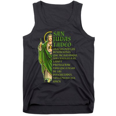 San Judas Tadeo gracias por protegerme Tank Top