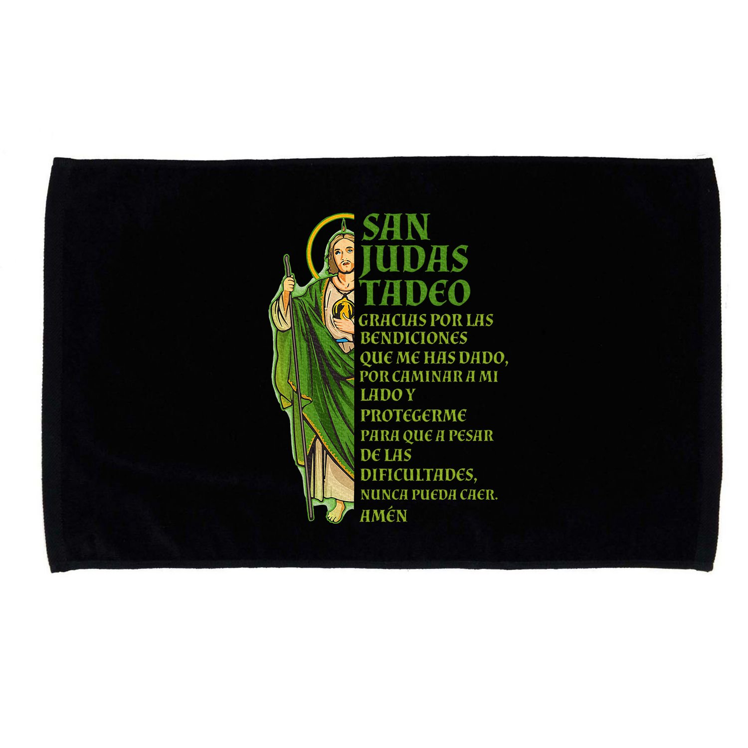 San Judas Tadeo gracias por protegerme Microfiber Hand Towel