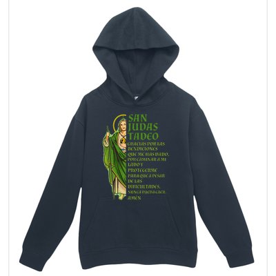 San Judas Tadeo gracias por protegerme Urban Pullover Hoodie