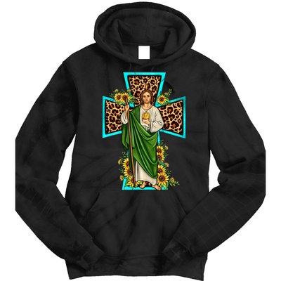 San Judas Tadeo Saint Jude Thaddeus Tie Dye Hoodie