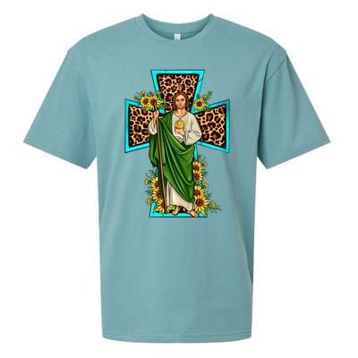 San Judas Tadeo Saint Jude Thaddeus Sueded Cloud Jersey T-Shirt