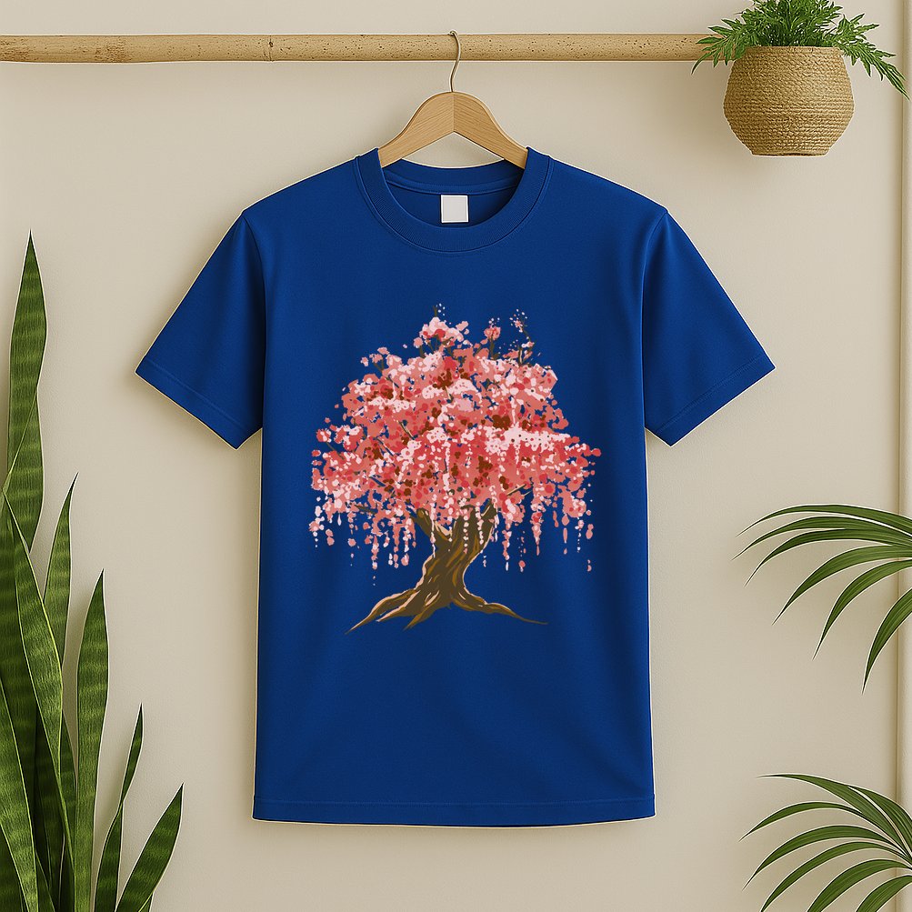 Sakura Japanese Tree Art T-Shirt