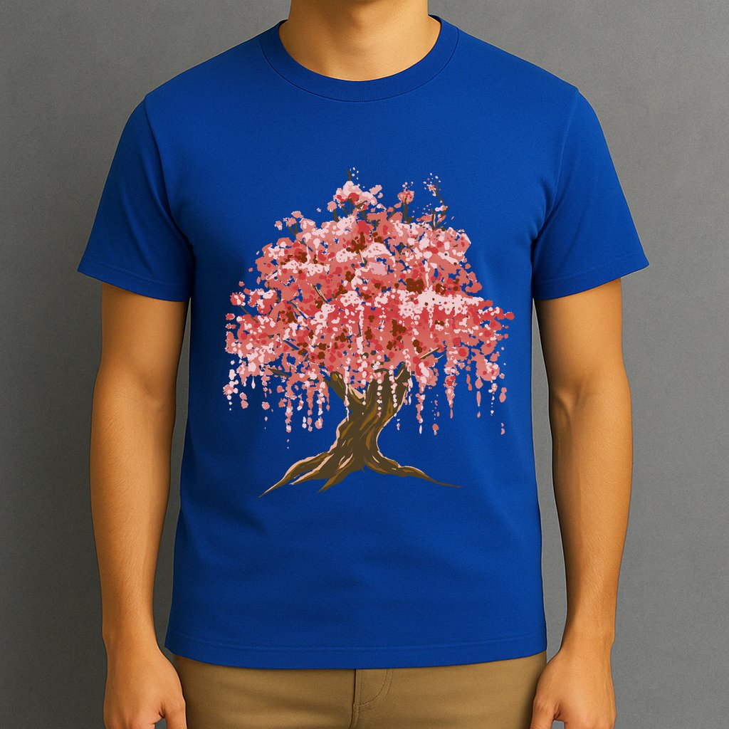 Sakura Japanese Tree Art T-Shirt
