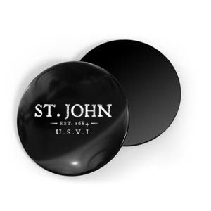 St John Usvi Throwback Letter Vacation Souvenir Magnet