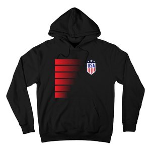 Soccer Jersey Usa Fan Flag Stars Hoodie