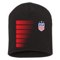 Soccer Jersey Usa Fan Flag Stars Short Acrylic Beanie