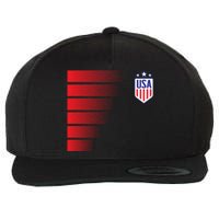 Soccer Jersey Usa Fan Flag Stars Wool Snapback Cap