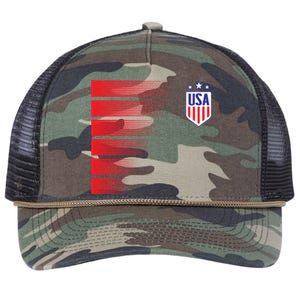 Soccer Jersey Usa Fan Flag Stars Retro Rope Trucker Hat Cap