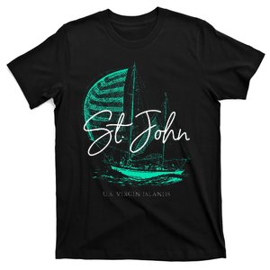 St. John U.S. Virgin Islands Sailboat T-Shirt