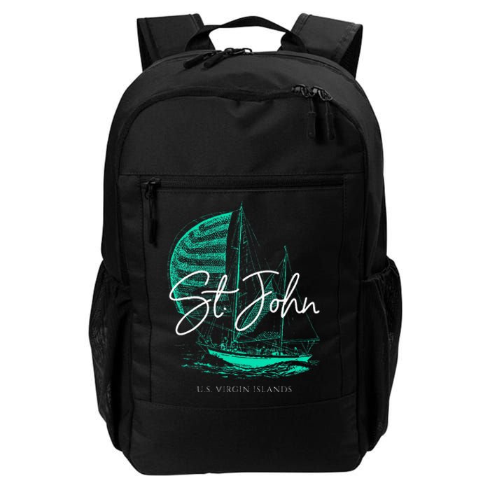 St. John U.S. Virgin Islands Sailboat Daily Commute Backpack