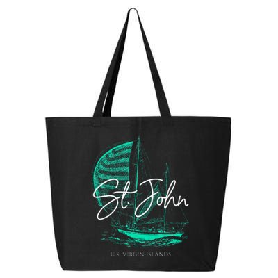 St. John U.S. Virgin Islands Sailboat 25L Jumbo Tote