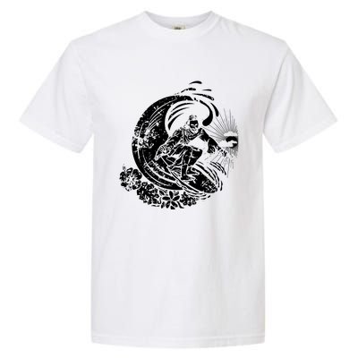 Surfing Jesus Vintage Distressed Cool Style Garment-Dyed Heavyweight T-Shirt