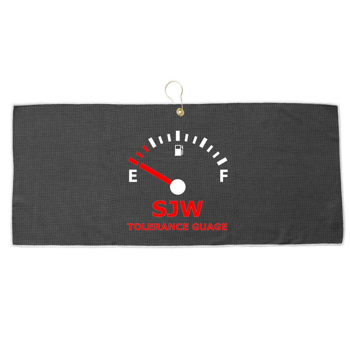 SJW Tolerance Guage Large Microfiber Waffle Golf Towel