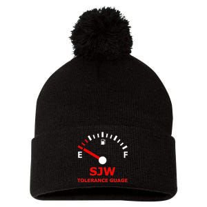 SJW Tolerance Guage Pom Pom 12in Knit Beanie